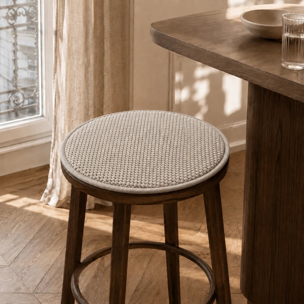 Galette de tabouret rond 35cm