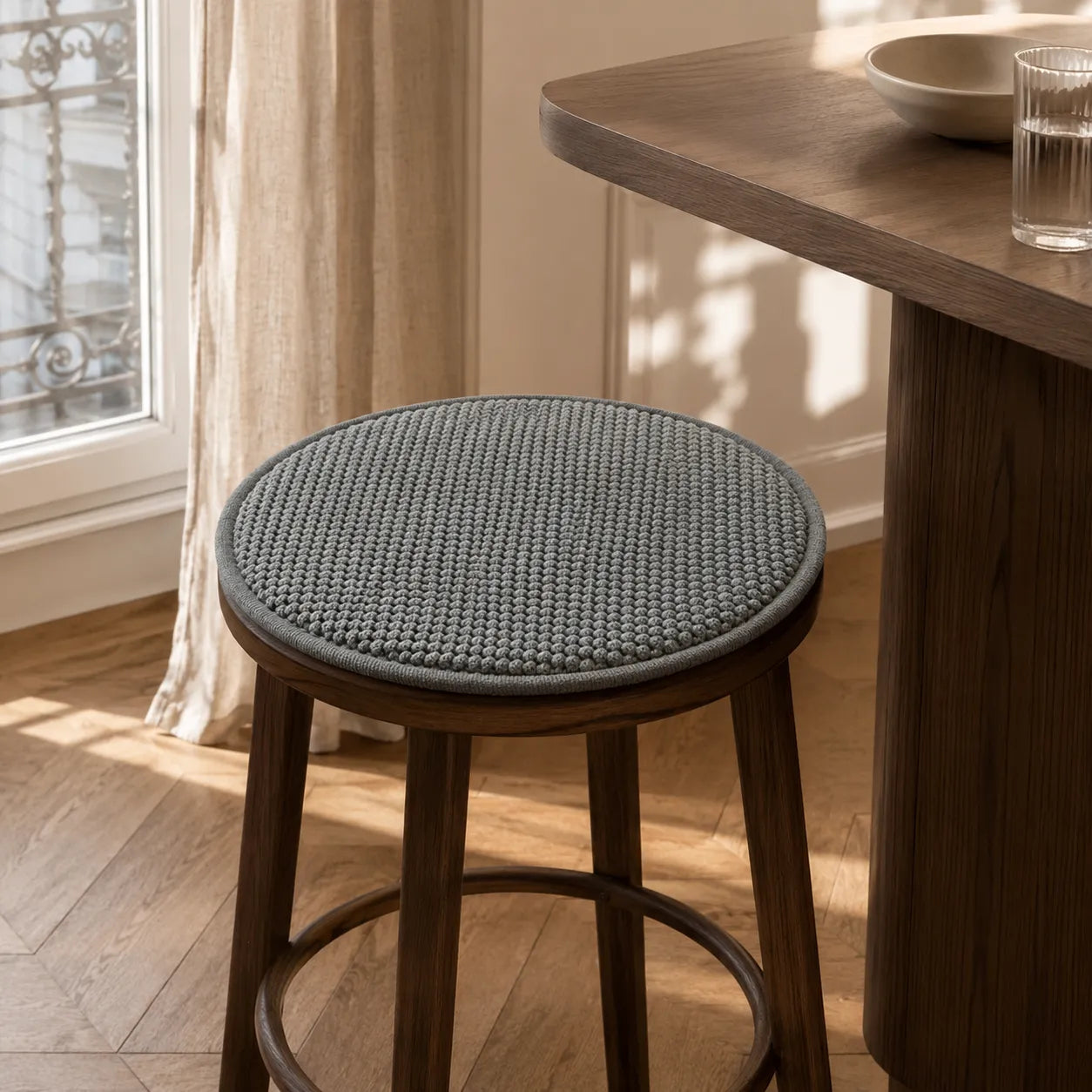 Galette de tabouret rond 35cm